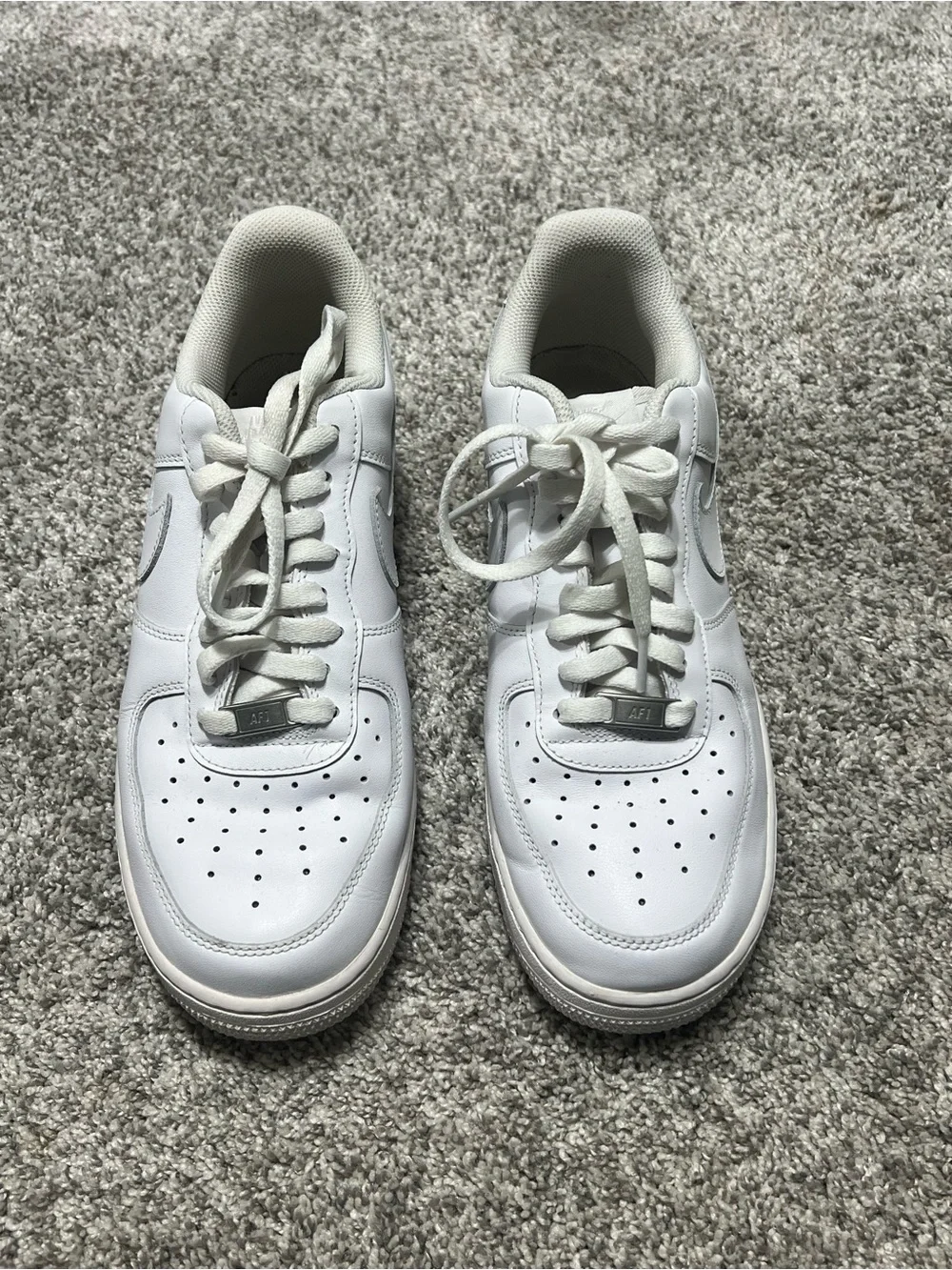 White Mens Air force 1 shoes - Classic Men’s Casual Shoe